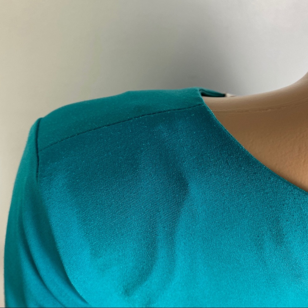 MICHAEL MICHAEL KORS BLUE LONG SLEEVE MINI DRESS - Picture 9 of 10